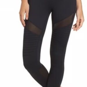 Zella Black Mesh Panel Leggings